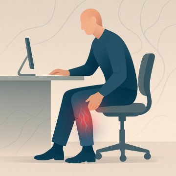 Při delším sezení mi otékají nohy v souvislosti s křečovými žilami. Dokáže klekací židle pomoci s otoky?