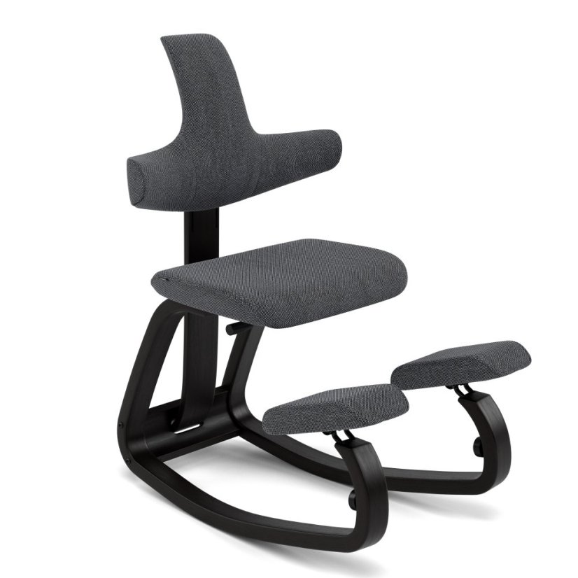 Klekačka Varier Thatsit™ Black Ash - Varianta potahu: Re-wool 198