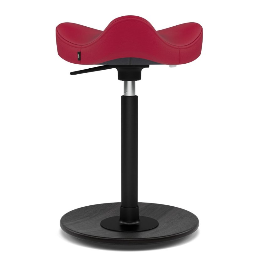 Balanční stolička Varier Move™ Black Ash Compact - Varianta potahu: Noir+ 31324 Red