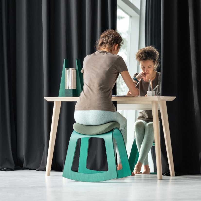 Balanční židle Muista Clear Wood