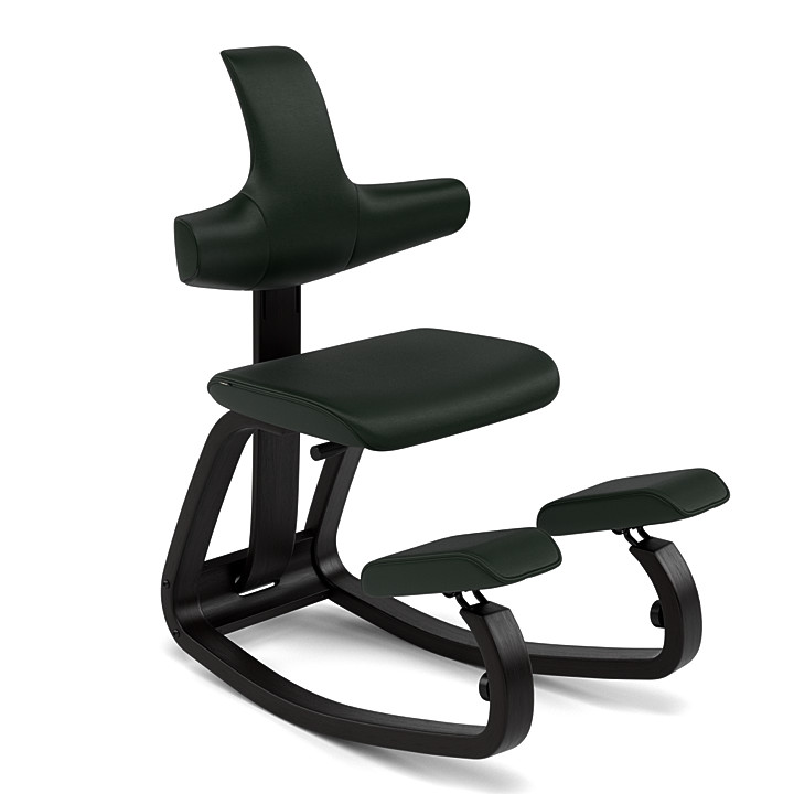 Klekačka Varier Thatsit™ Black Ash - Varianta potahu: Noir+ 31327 Green