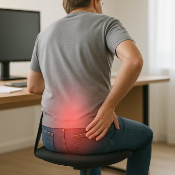 Mohla by klekací židle nahradit kostrčový polštář u kostrčového syndromu?